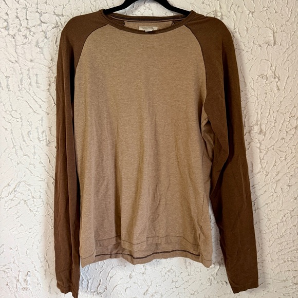Banana Republic Other - Banana Republic Two-Tone Brown Long Sleeve Shirt